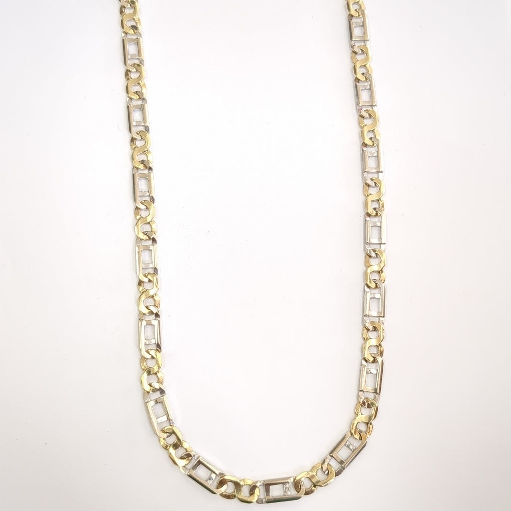 CADENA ORO COMBINADO 14 K 61.7 GRMS (SEMINUEVO)