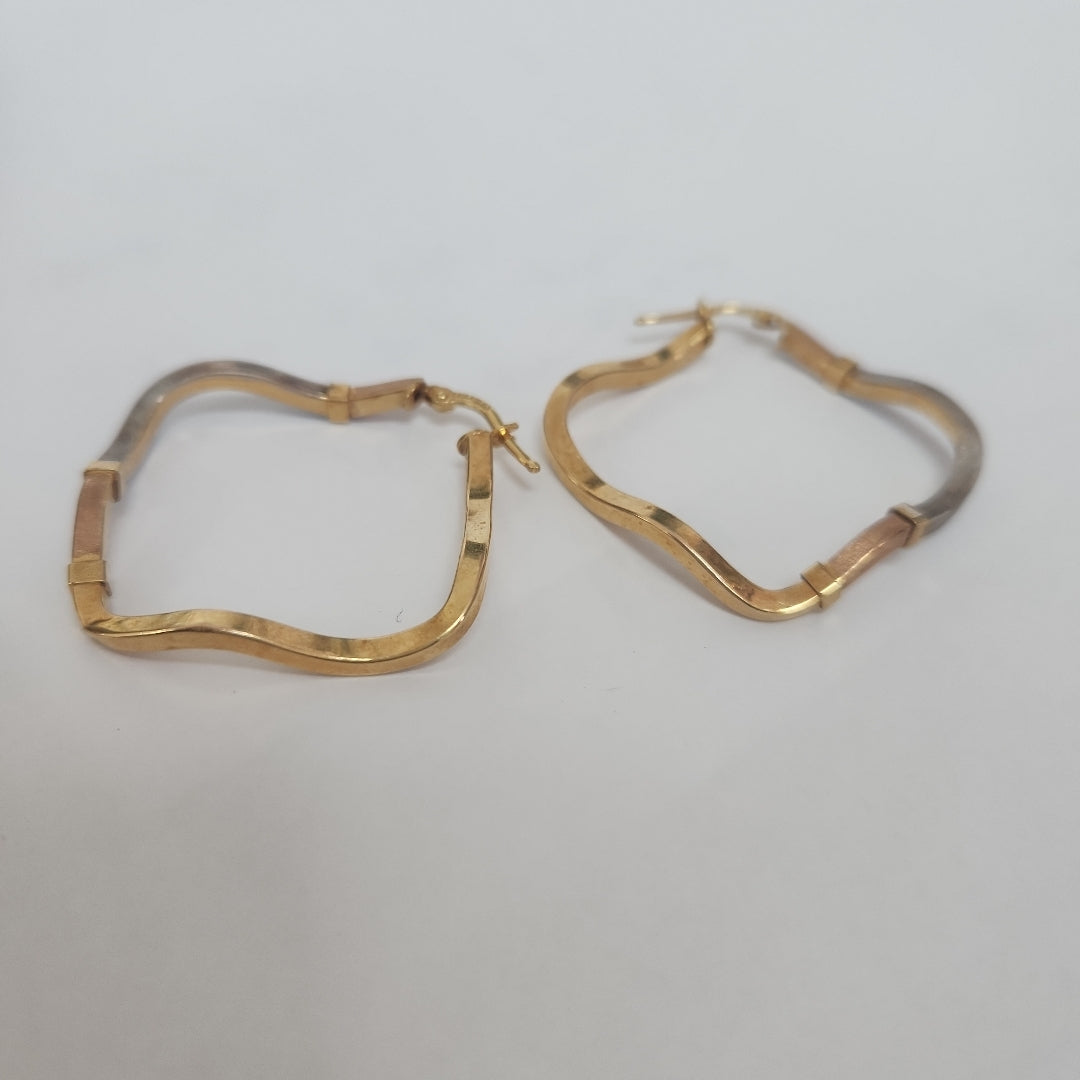 ARETES PAR ORO 14 K 2,80 GRMS (SEMINUEVO)