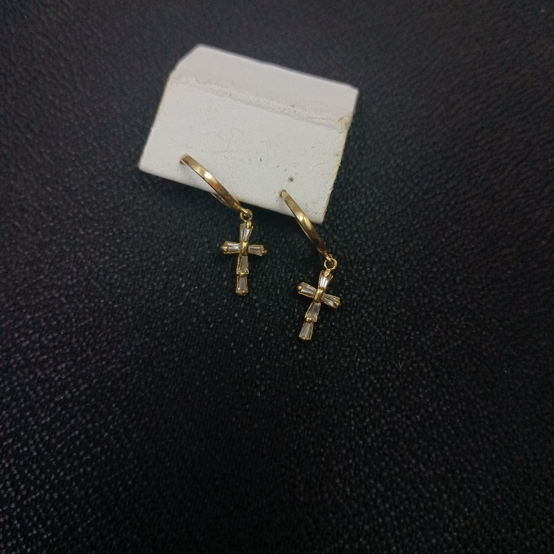 ARRACADAS PAR ORO 10 K 1,40 GRMS (SEMINUEVO)