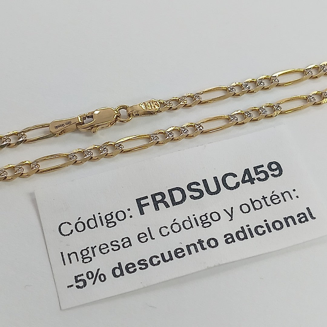 CADENA TEJIDO 3X1 9.1G 60 CM (NUEVO)