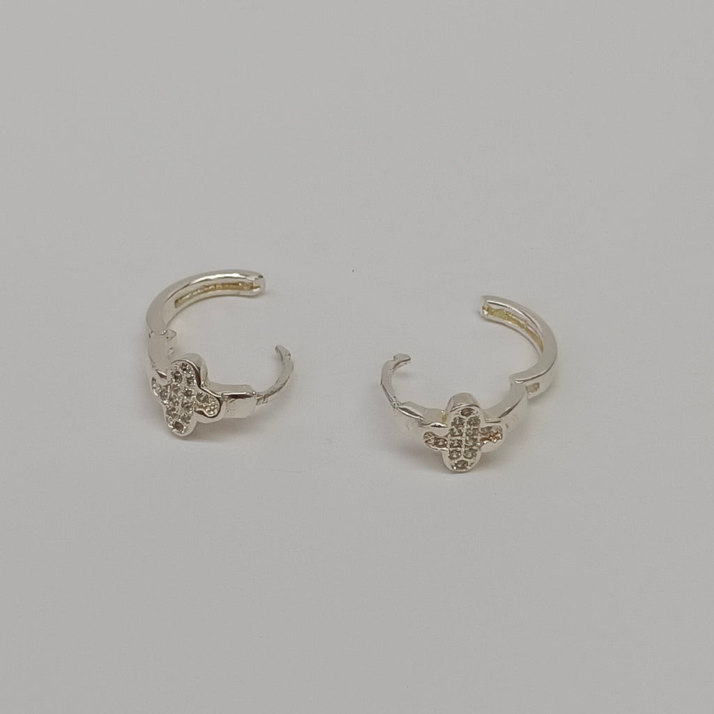 ARRACADAS C/CIRCONIAS PLATA .925 1.9 GR (NUEVO)