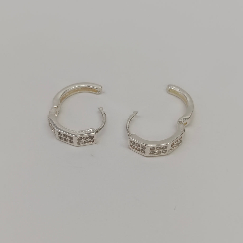 ARRACADAS C/CIRCONIAS PLATA .925 2.5 GR (NUEVO)