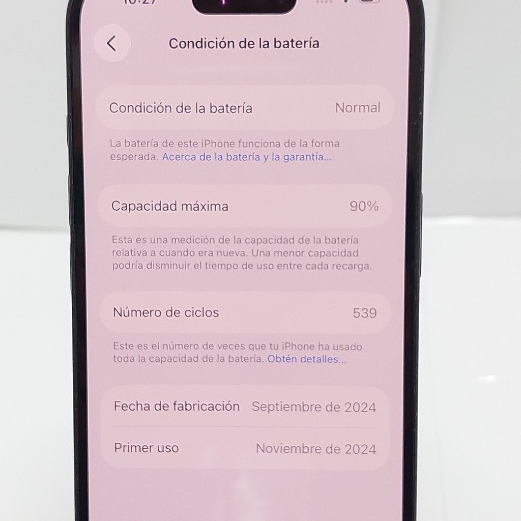 CELULAR APPLE IPHONE 16 A3286 (2024) 128 GB 8 GB RAM (SEMINUEVO)
