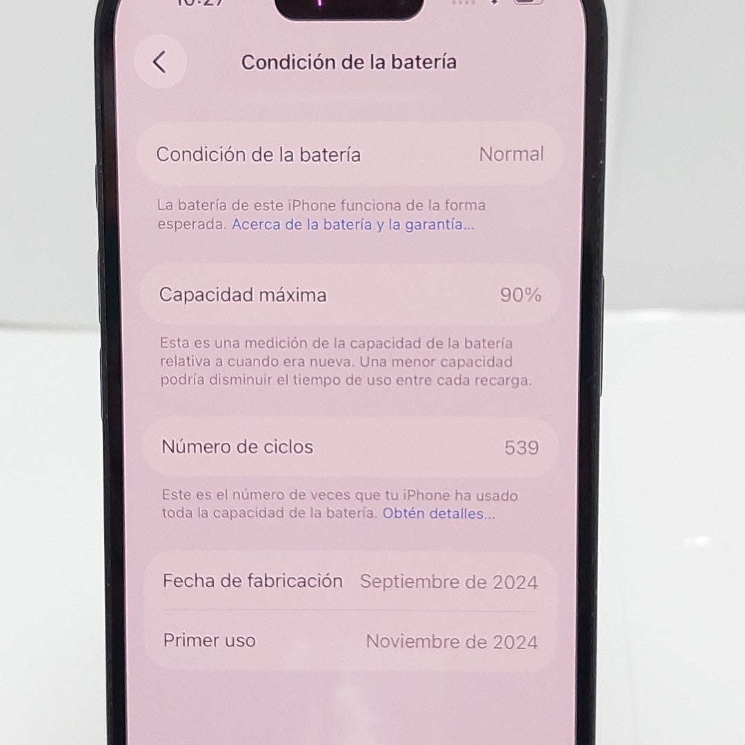 CELULAR APPLE IPHONE 16 A3286 (2024) 128 GB 8 GB RAM (SEMINUEVO)