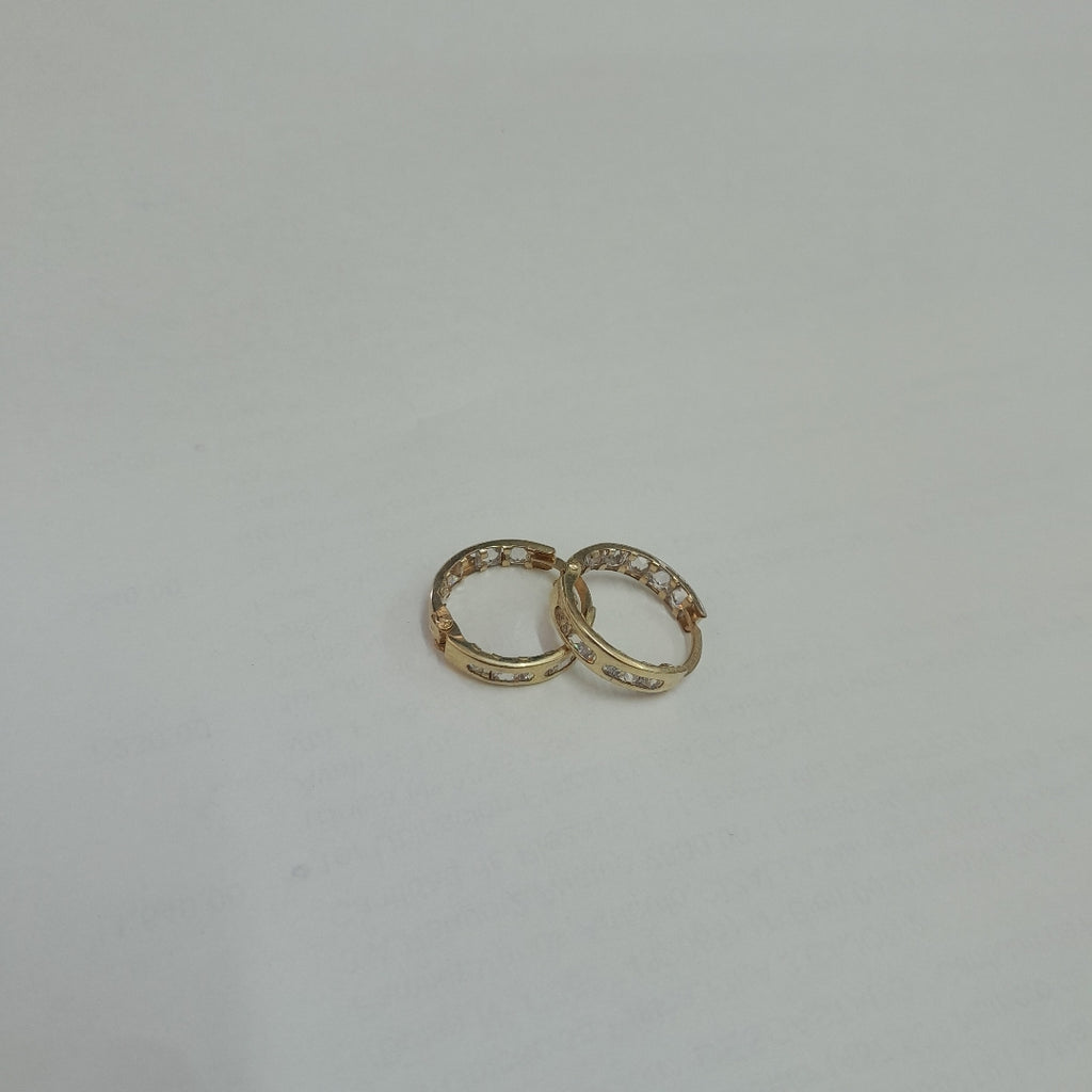 ARRACADAS PAR ORO 10 K 1.3 GRMS (SEMINUEVO)