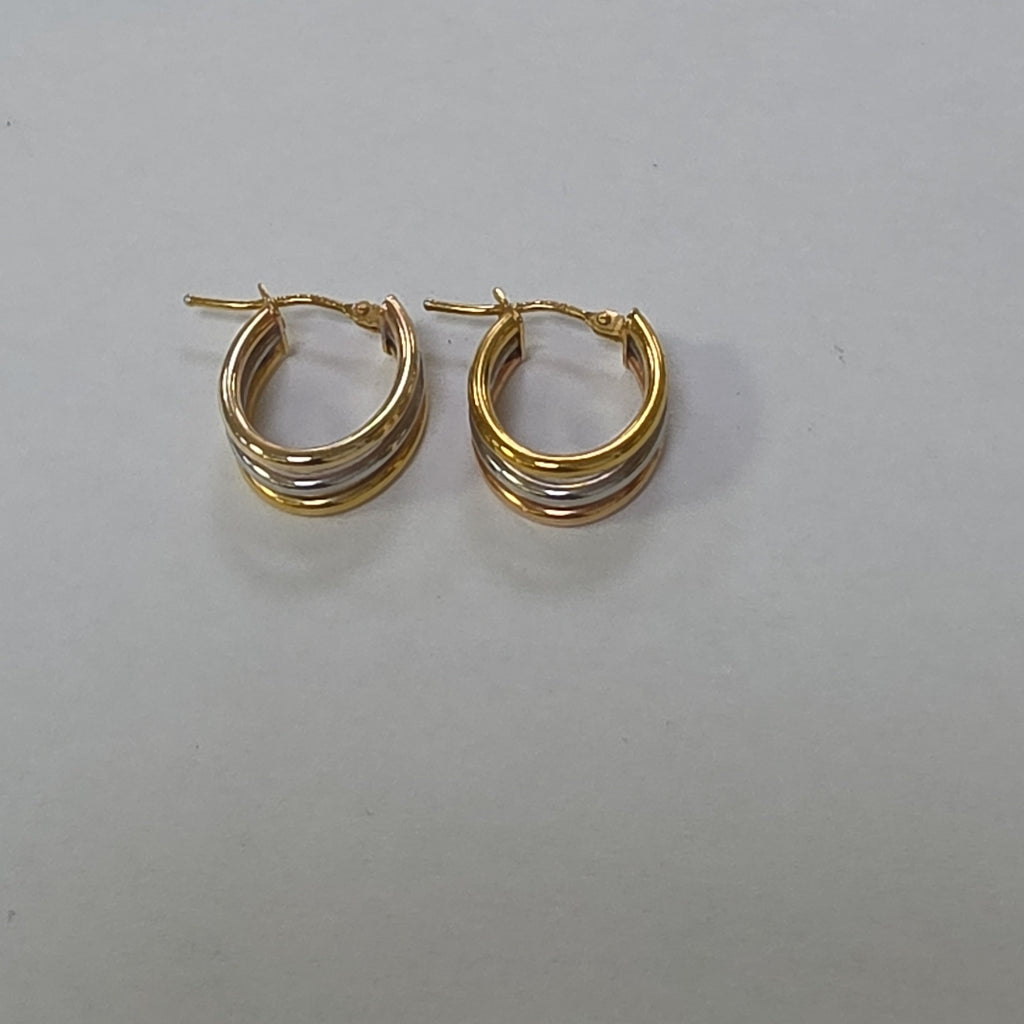 ARETES PAR ORO 14 K 1.7 GRMS (SEMINUEVO)