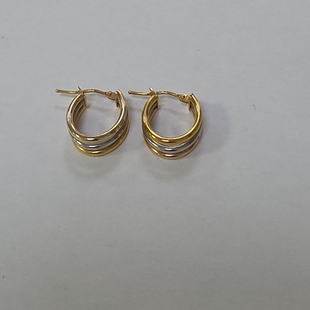 ARETES PAR ORO 14 K 1.7 GRMS (SEMINUEVO)
