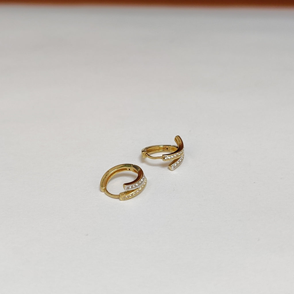 ARRACADAS PAR ORO 14 K 2.2 GRMS (SEMINUEVO)