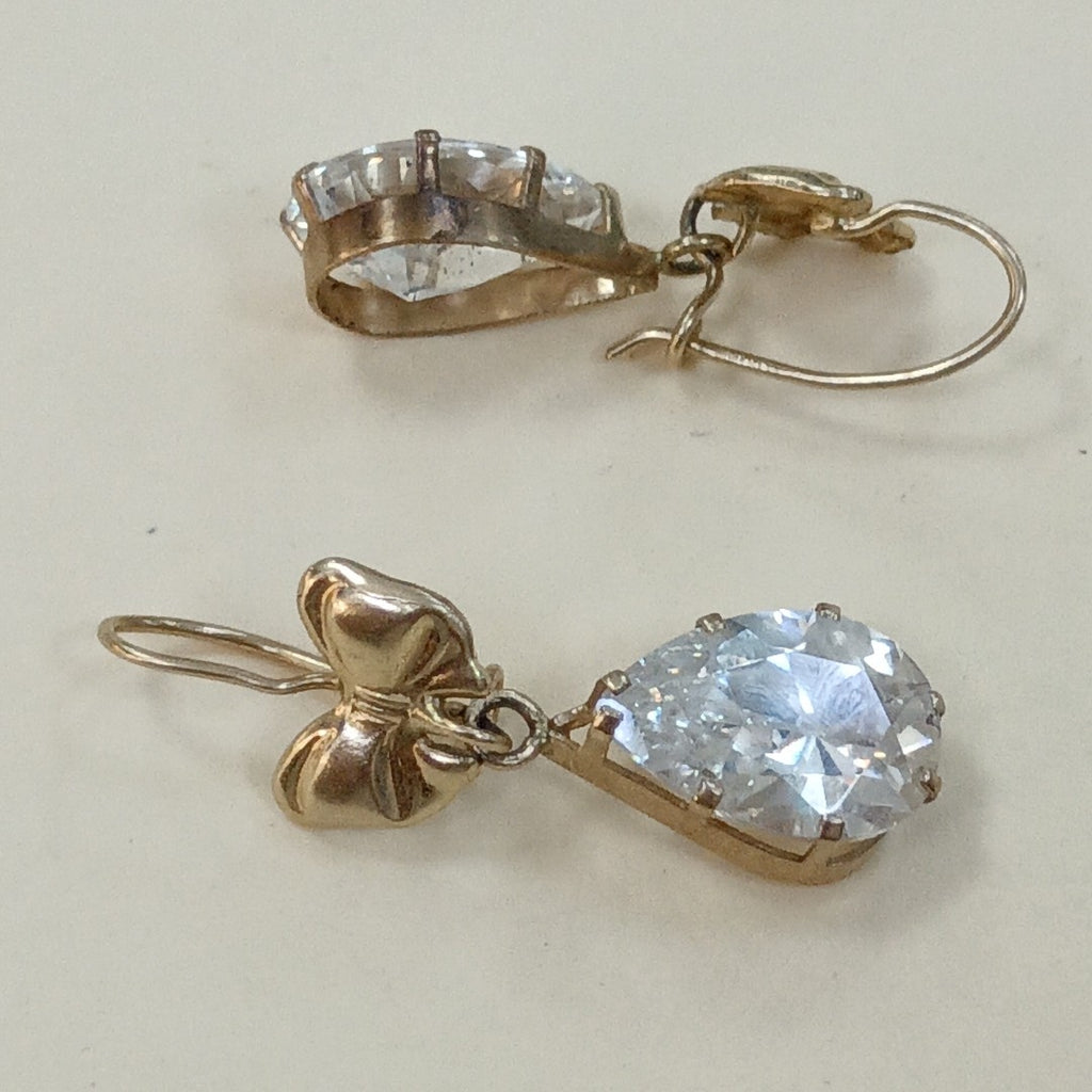 ARETES PAR ORO 10 K 4.1 GRMS (SEMINUEVO)