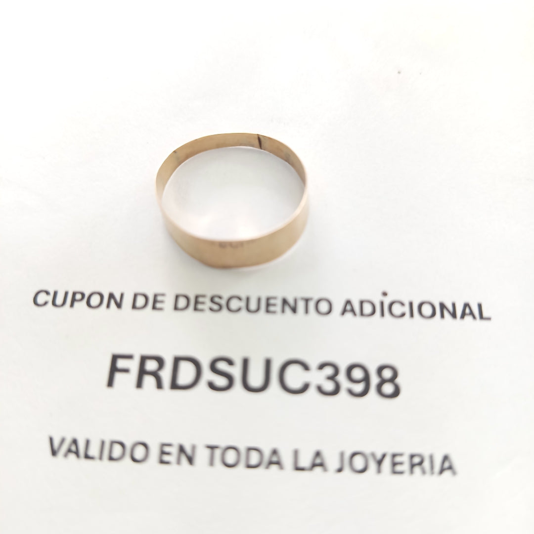 ARGOLLA ORO 8 K 1.1 GRMS (SEMINUEVO)