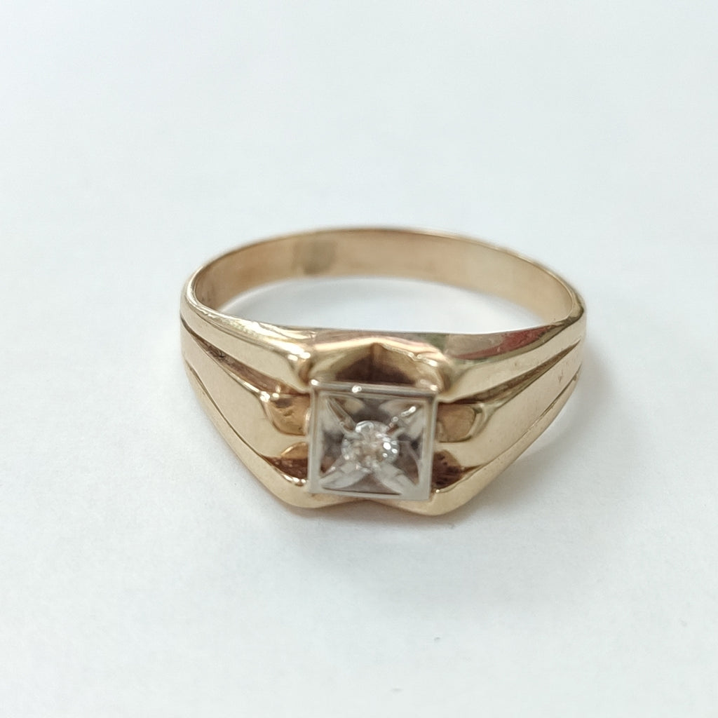 ANILLO ORO 14 K 6 GRMS (SEMINUEVO)