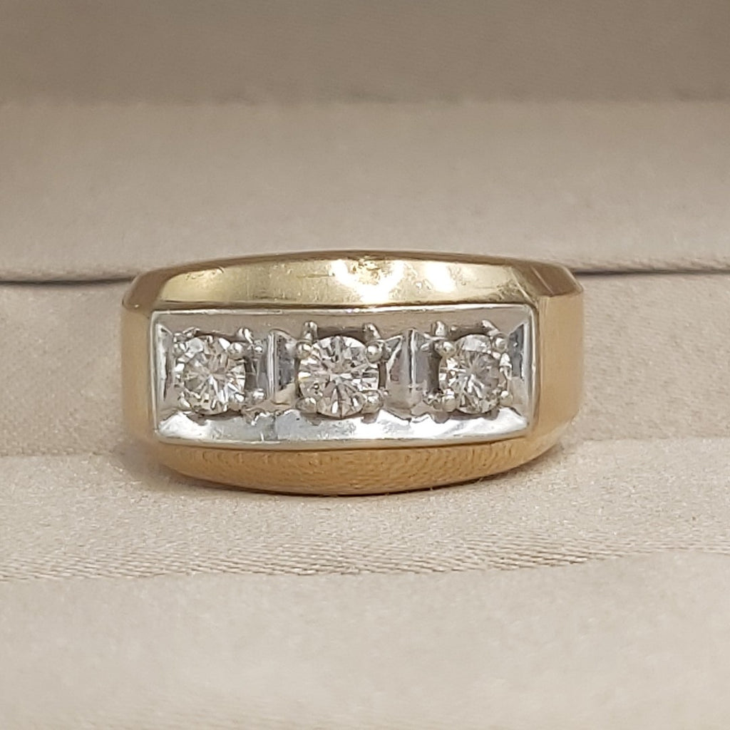 ANILLO ORO 14 K 9,30 GRMS (SEMINUEVO)