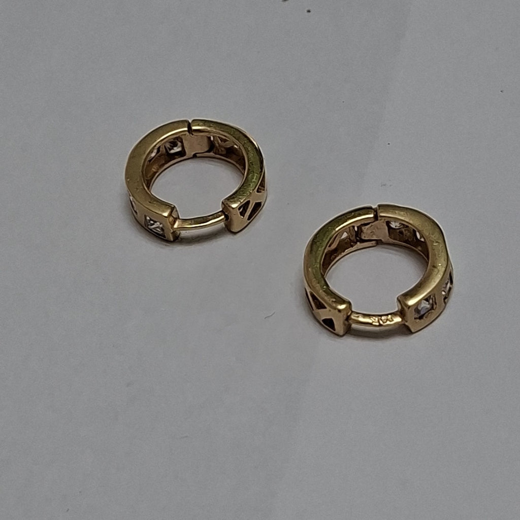 ARETES PAR ORO 14 K 3.7 GRMS (SEMINUEVO)