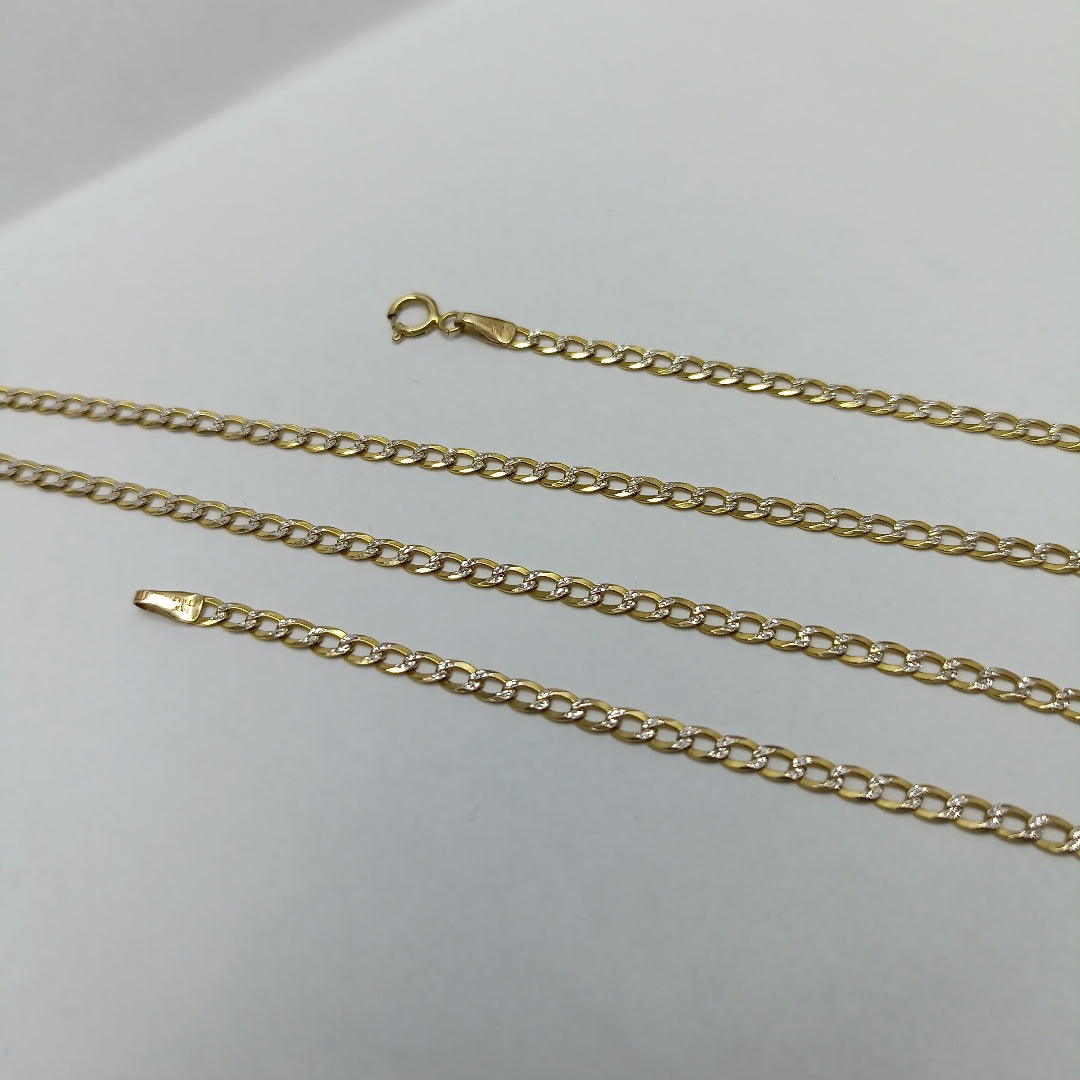CADENA ORO, RODIADO 14 K 5.1 GRMS (SEMINUEVO)