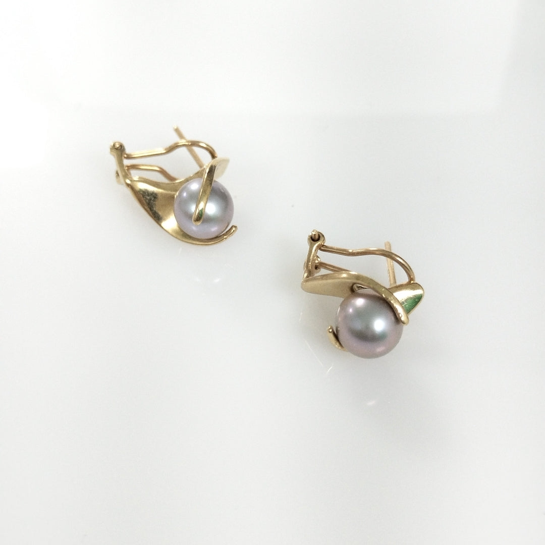 ARRACADAS PAR ORO 14 K 5.1 GRMS (SEMINUEVO)