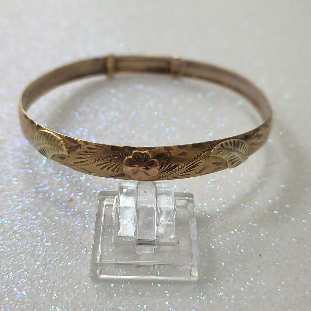 PULSERA RIGIDA ORO 10 K 8,00 GRMS (SEMINUEVO)