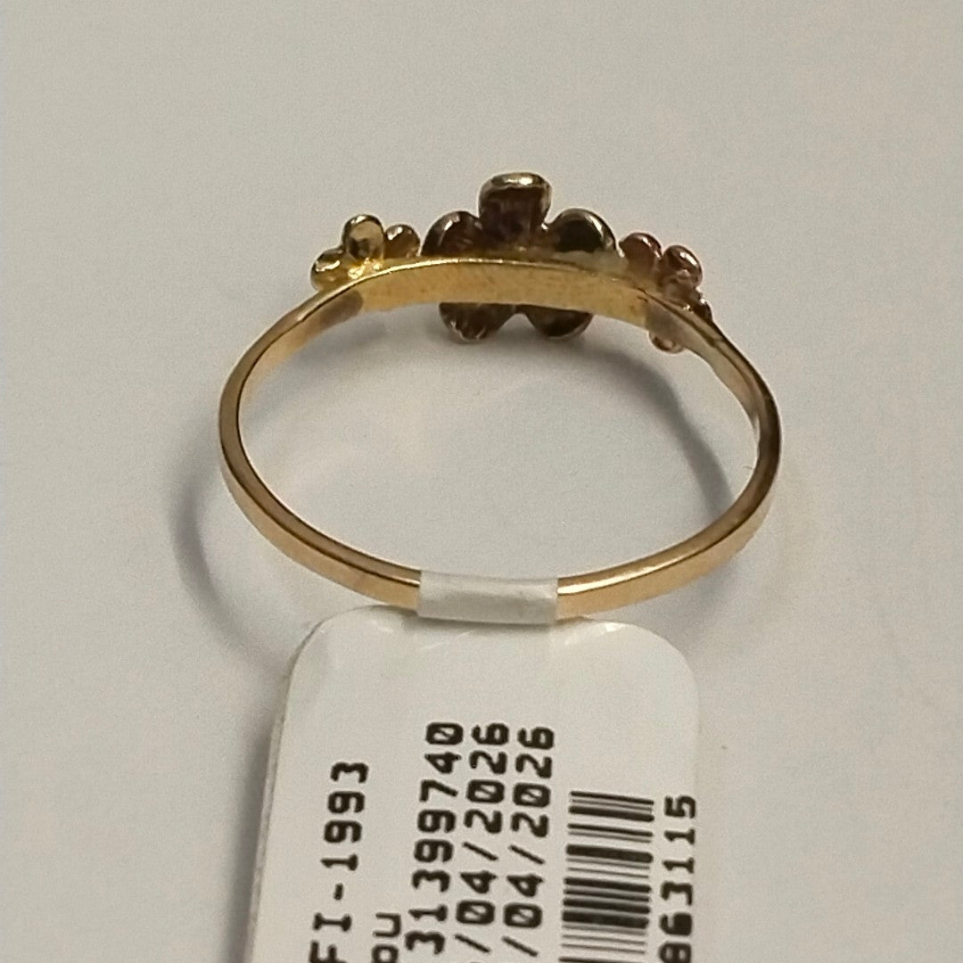 ANILLITO ORO COMBINADO 10 K 1.5 GRMS (SEMINUEVO)