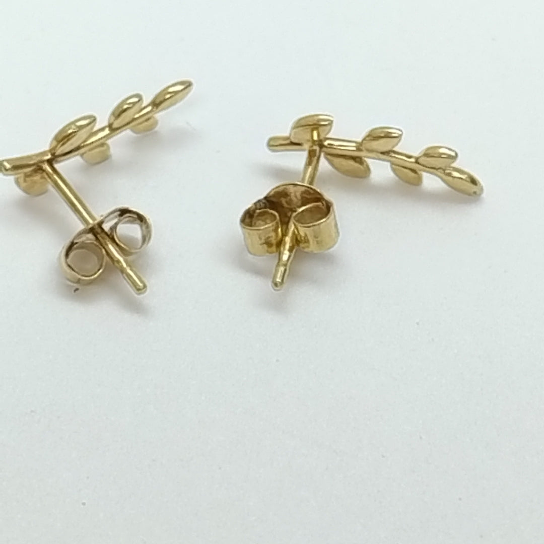 BROQUELES PAR ORO 14 K 1 GRMS (SEMINUEVO)