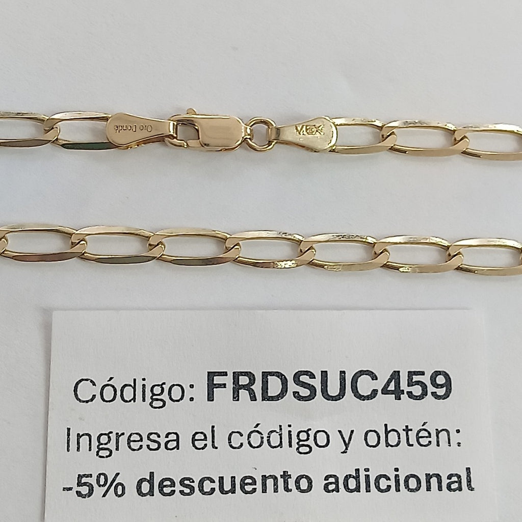 CADENA TEJIDO ESLABONES 11.3G 60 CM (NUEVO)