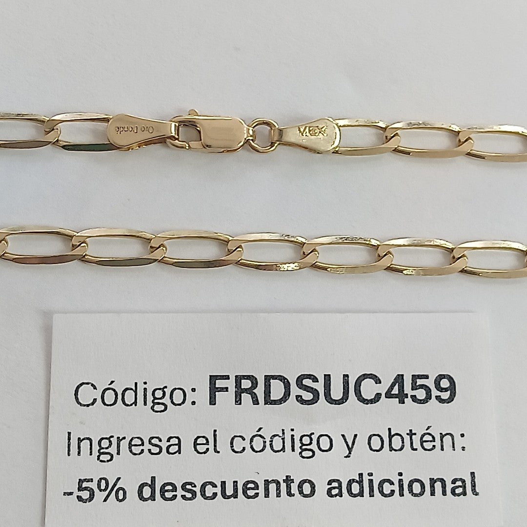 CADENA TEJIDO ESLABONES 11.3G 60 CM (NUEVO)