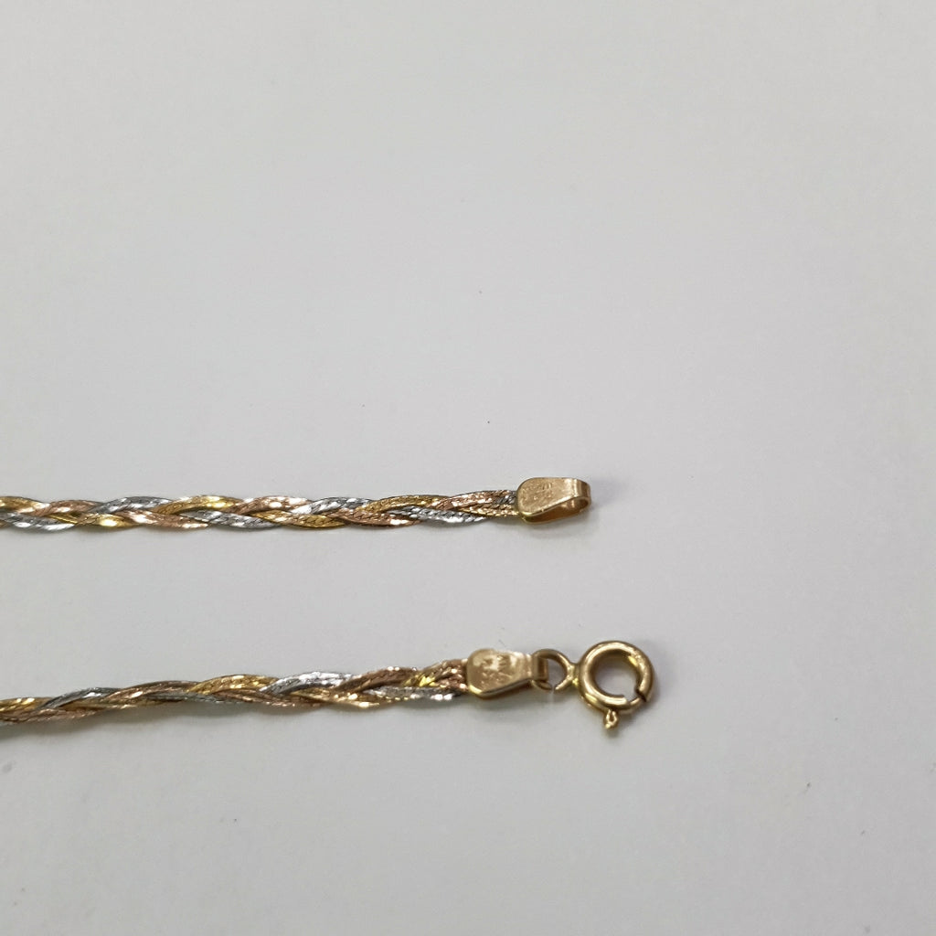 PULSERA ORO,ORO COMBINADO 14 K 1,60 GRMS (SEMINUEVO)