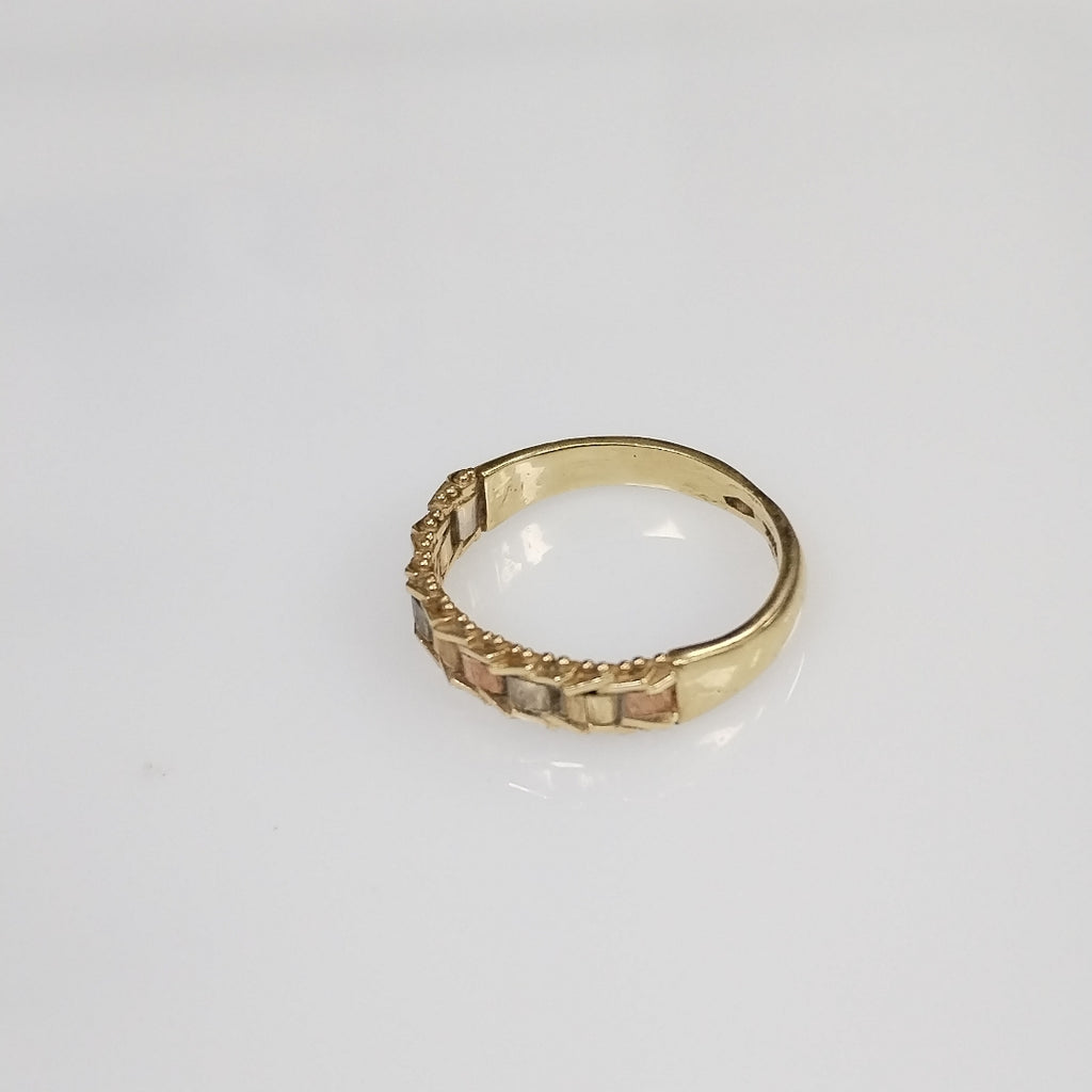 ANILLITO ORO, ORO COMBINADO 14 K 2.8 GRMS (SEMINUEVO)