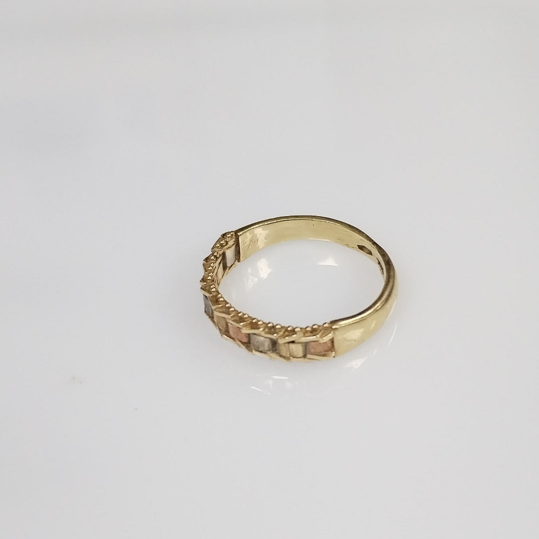 ANILLITO ORO, ORO COMBINADO 14 K 2.8 GRMS (SEMINUEVO)