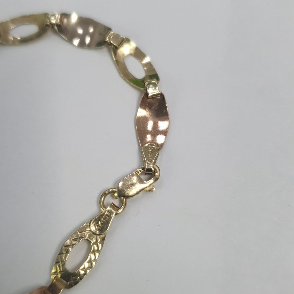 PULSERA ORO,ORO COMBINADO 10 K 3,50 GRMS (SEMINUEVO)