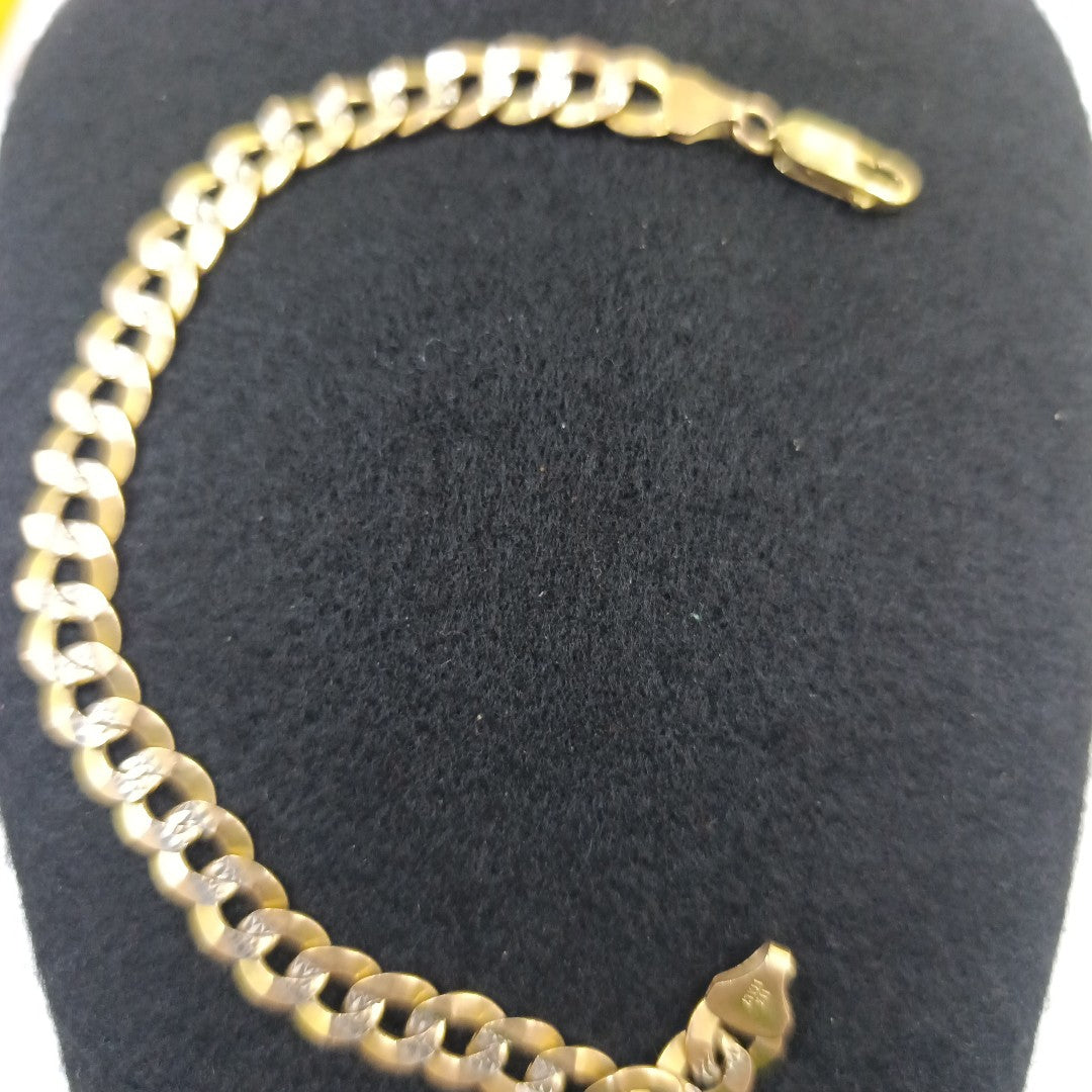 PULSERA ORO COMBINADO 14 K 15,60 GRMS (SEMINUEVO)