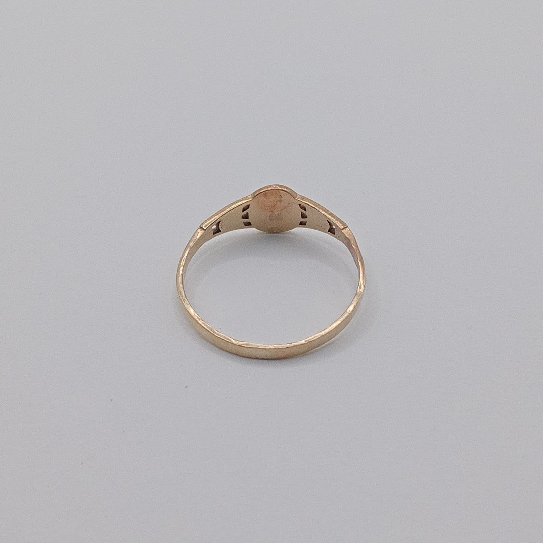 ANILLO DE GRADUACIÓN ORO 8 K 1.3 GRMS (SEMINUEVO)