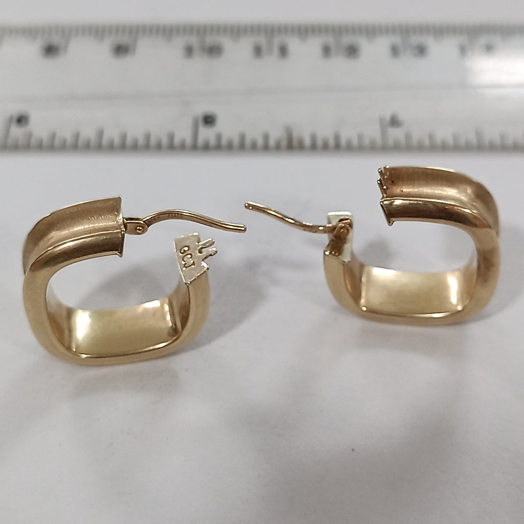 ARRACADAS PAR ORO 14 K 3,00 GRMS (SEMINUEVO)