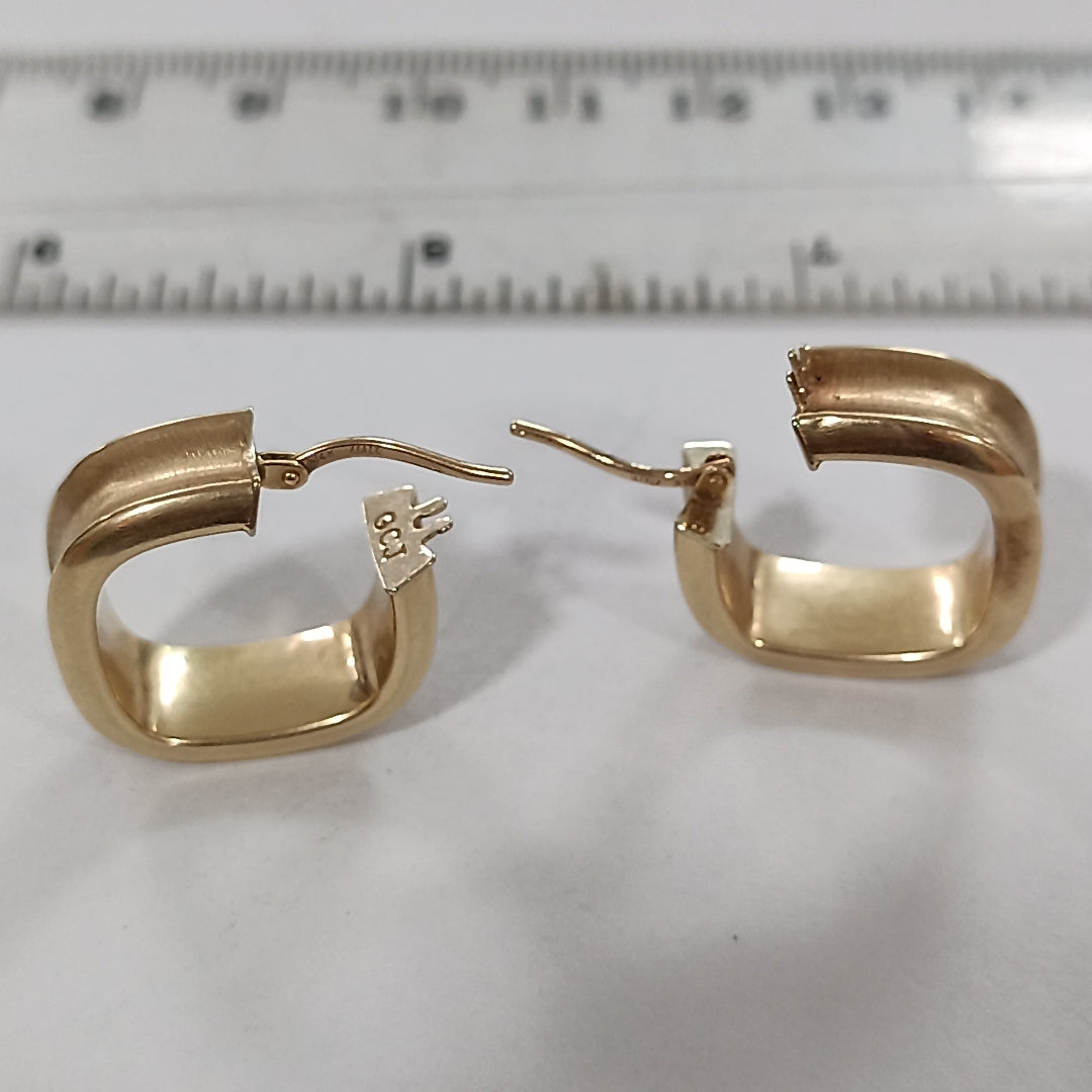 ARRACADAS PAR ORO 14 K 3,00 GRMS (SEMINUEVO)