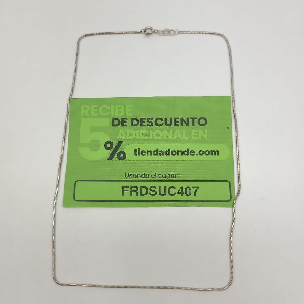 CADENA PLATA 4,20 GRMS (SEMINUEVO)