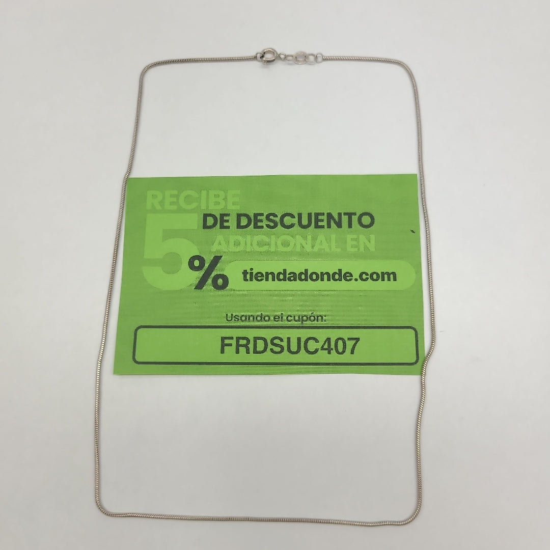 CADENA PLATA 4,20 GRMS (SEMINUEVO)
