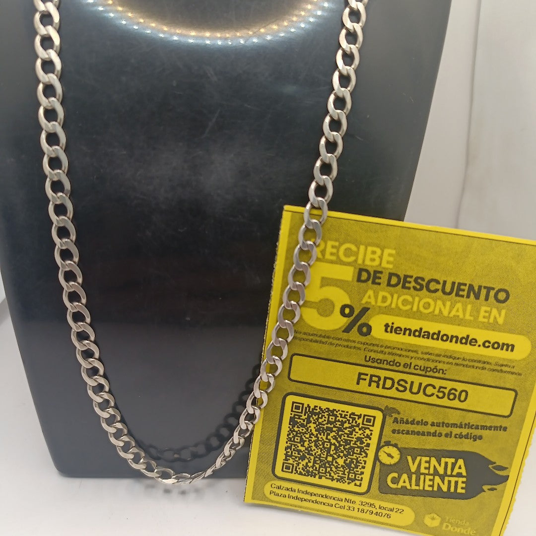 CADENA PLATA 21,10 GRMS (SEMINUEVO)