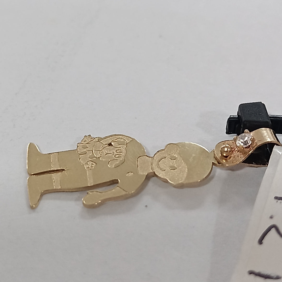 ARETES PAR ORO 14 K 1,20 GRMS (SEMINUEVO)