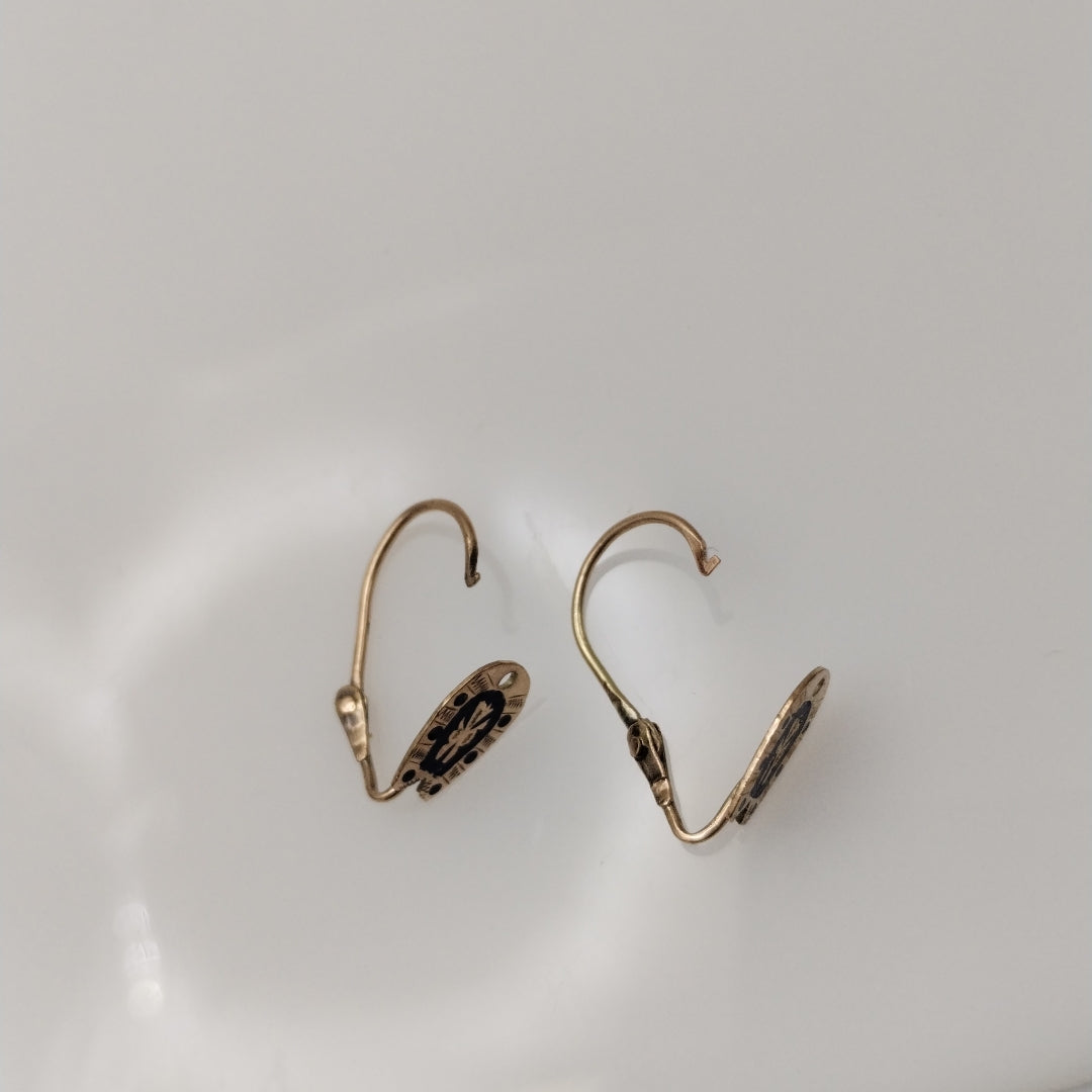ARETES PAR ORO 8 K 1.2 GRMS (SEMINUEVO)
