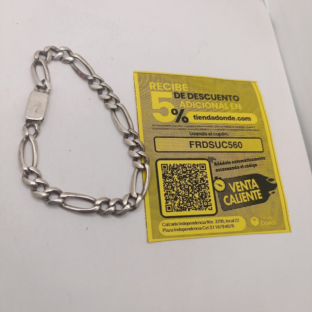 PULSERA PLATA 15,20 GRMS (SEMINUEVO)