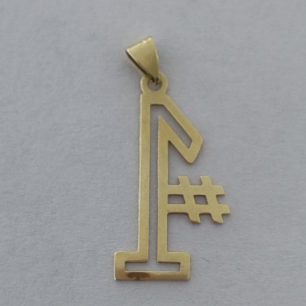 DIJE ORO 14 K 0,90 GRMS (SEMINUEVO)