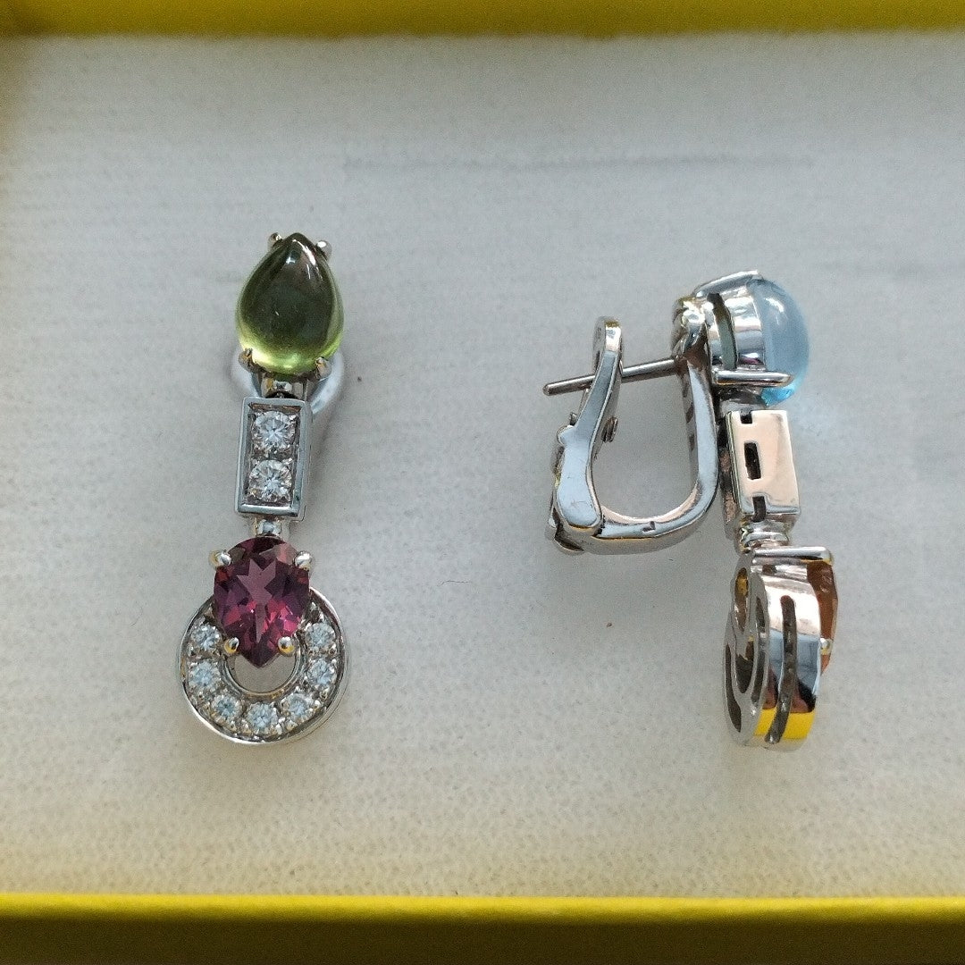 ARETES PAR ORO 18 K 12,00 GRMS (SEMINUEVO)