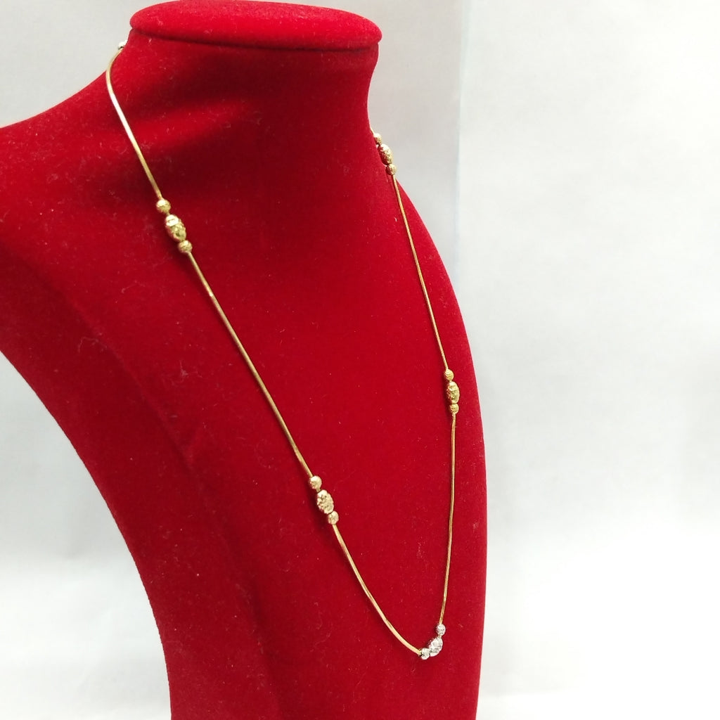 GARGANTILLA ORO, ORO COMBINADO 14 K 5.1 GRMS (SEMINUEVO)