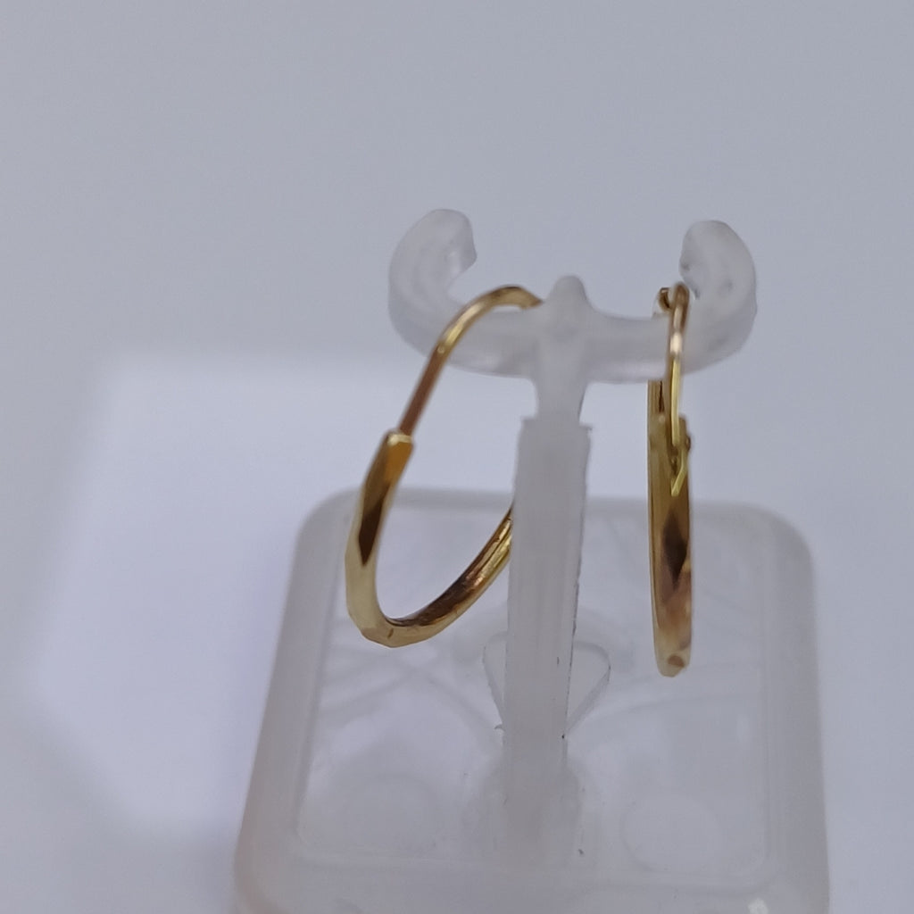 ARRACADAS PAR ORO 14 K 1,00 GRMS (SEMINUEVO)