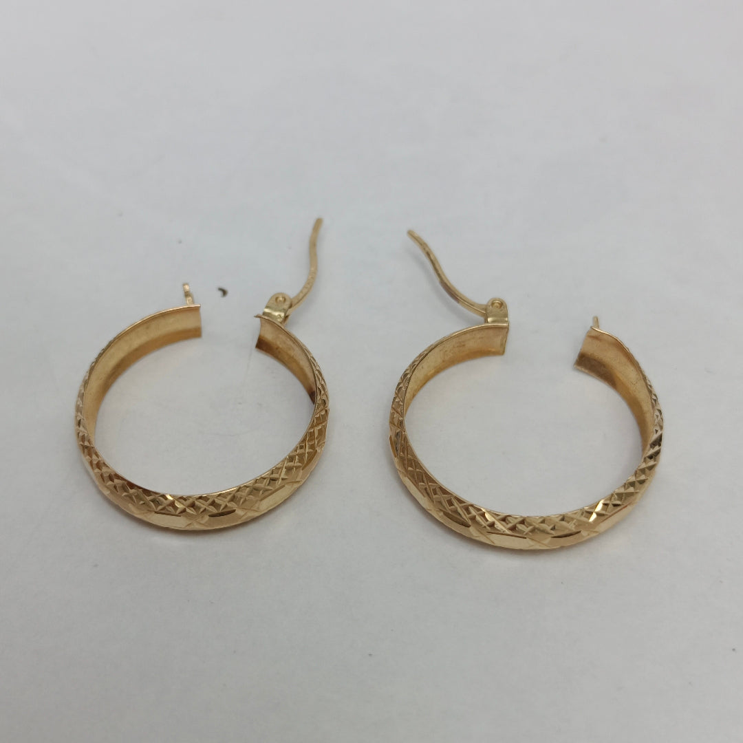 ARRACADAS PAR ORO 14 K 2.7 GRMS (SEMINUEVO)