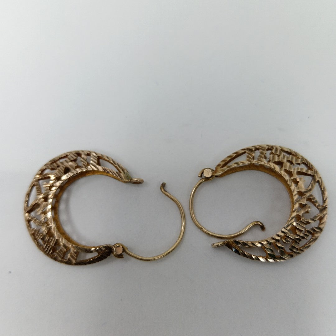ARRACADAS PAR ORO 10 K 4.2 GRMS (SEMINUEVO)