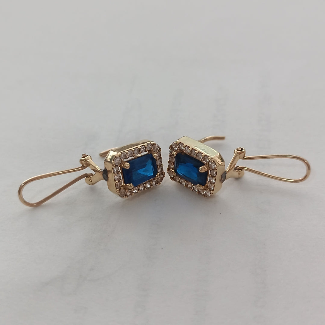 ARETES PAR ORO 14 K 2,30 GRMS (SEMINUEVO)