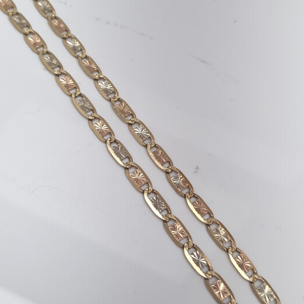 CADENA ORO, ORO COMBINADO 14 K 22.2 GRMS (SEMINUEVO)