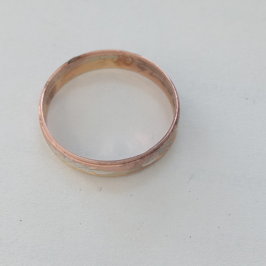 ARGOLLA ORO COMBINADO 8 K 1,30 GRMS (SEMINUEVO)