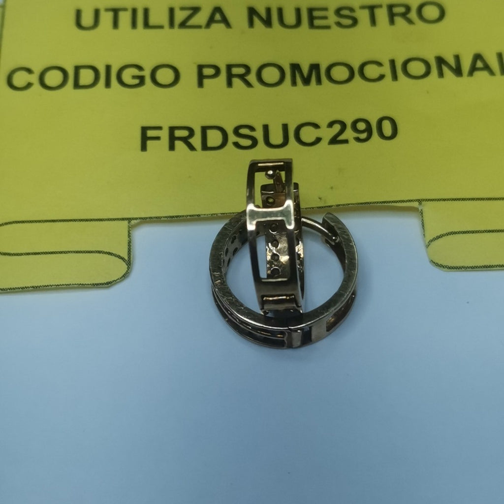ARETES PAR ORO 14 K 2.8 GRMS (SEMINUEVO)