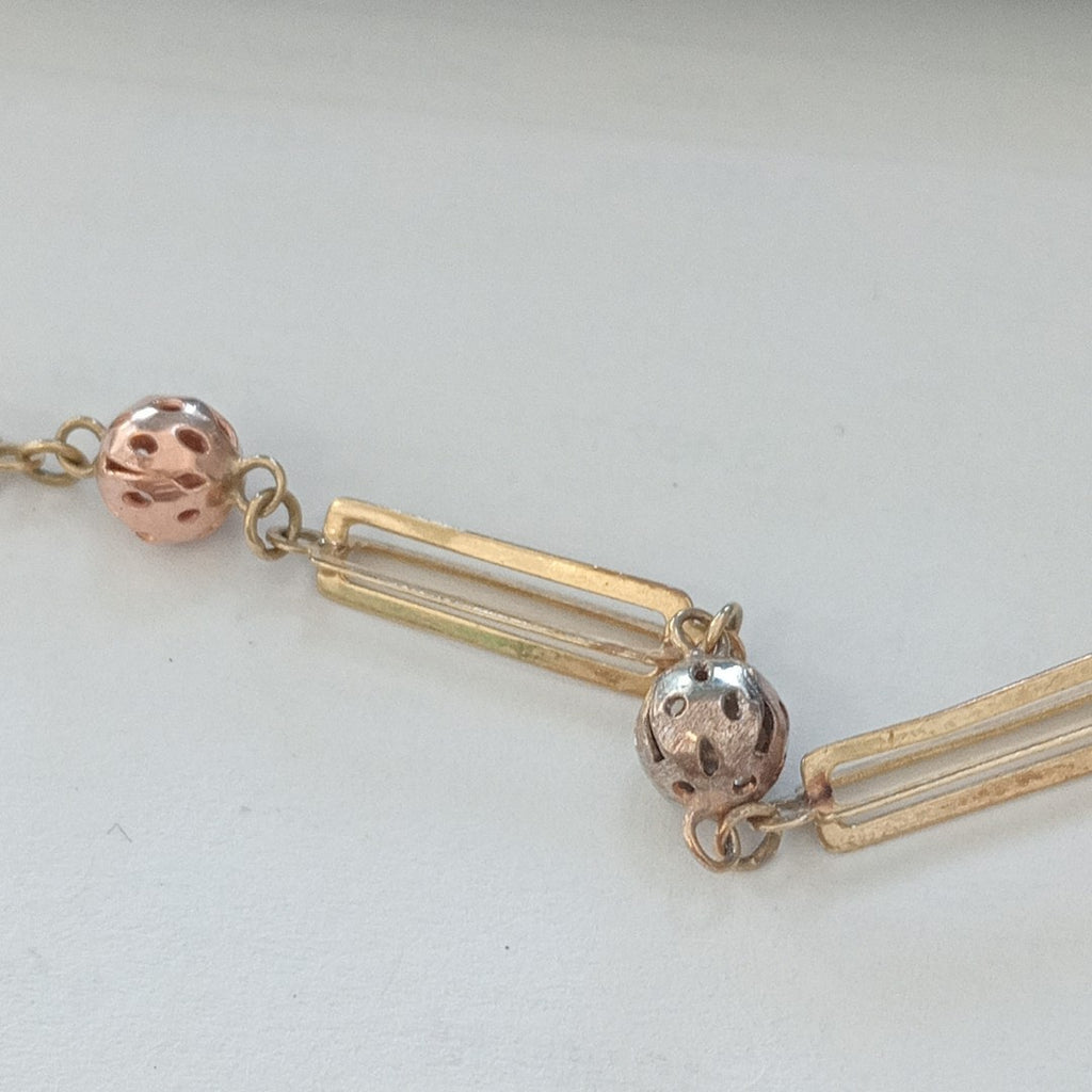 CADENA ORO COMBINADO 10 K 15.8 GRMS (SEMINUEVO)