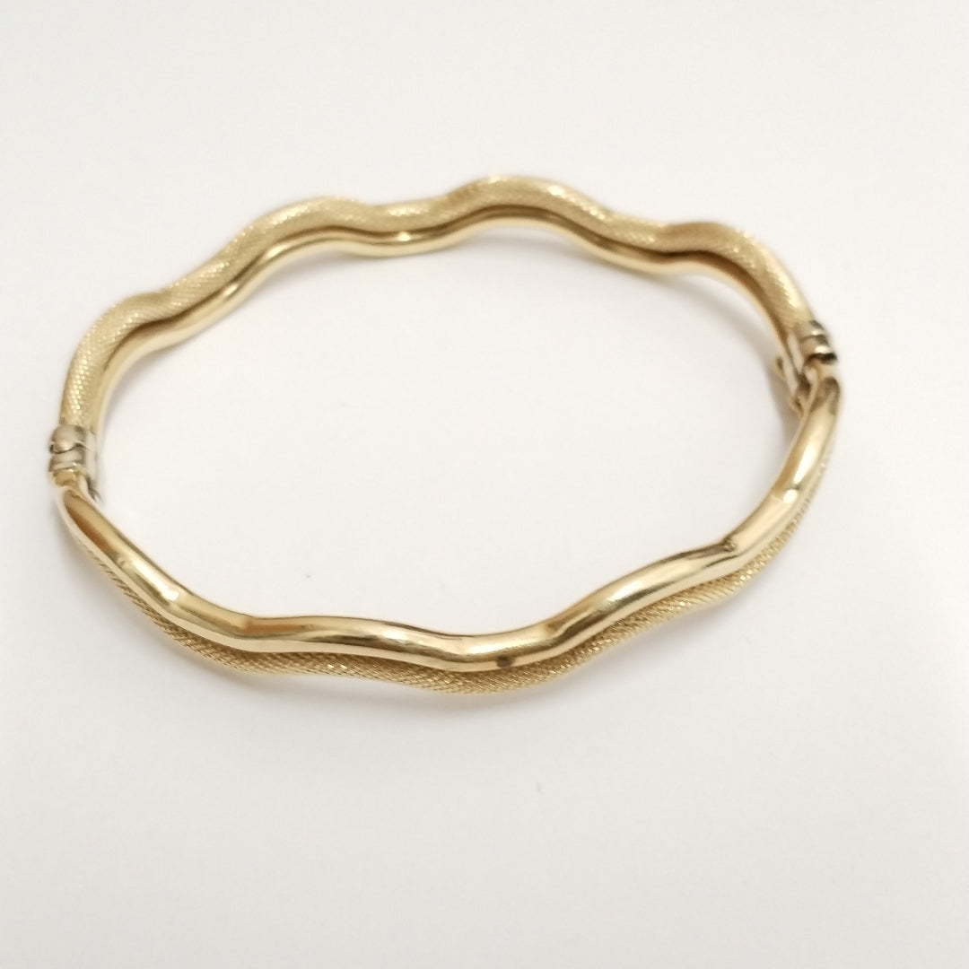 PULSERA RIGIDA ORO 14 K 9.1 GRMS (SEMINUEVO)